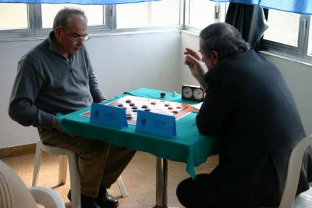 Alessandro Malotti (sx) impegnato contro Umberto Pes